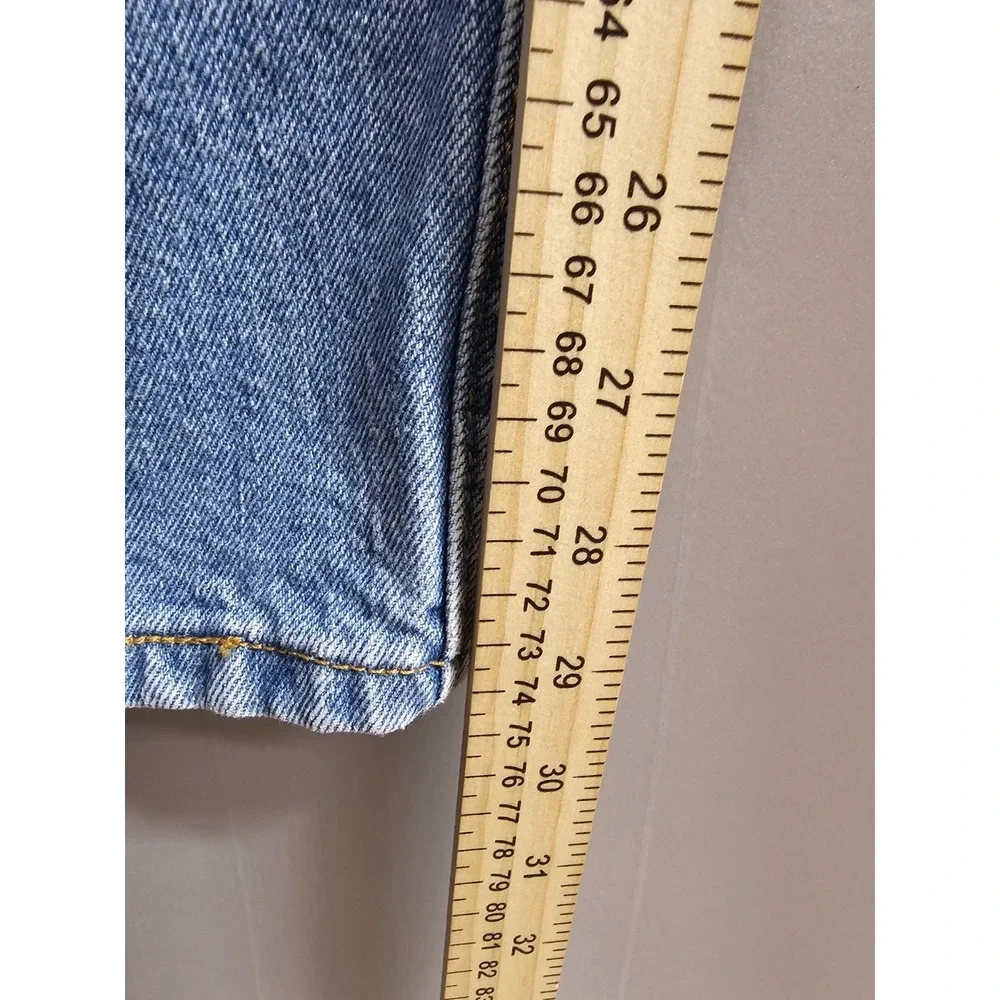 Levi's 560 Jeans Mens 46x32 Blue Denim Light Wash Comfort Fit Straight Leg